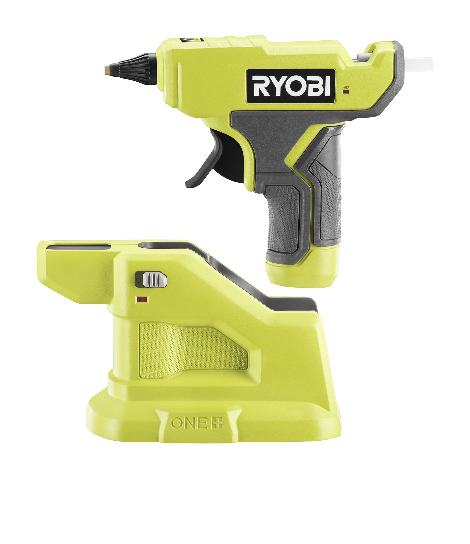 Product Features Image for 18V ONE+ Compact Glue Gun.