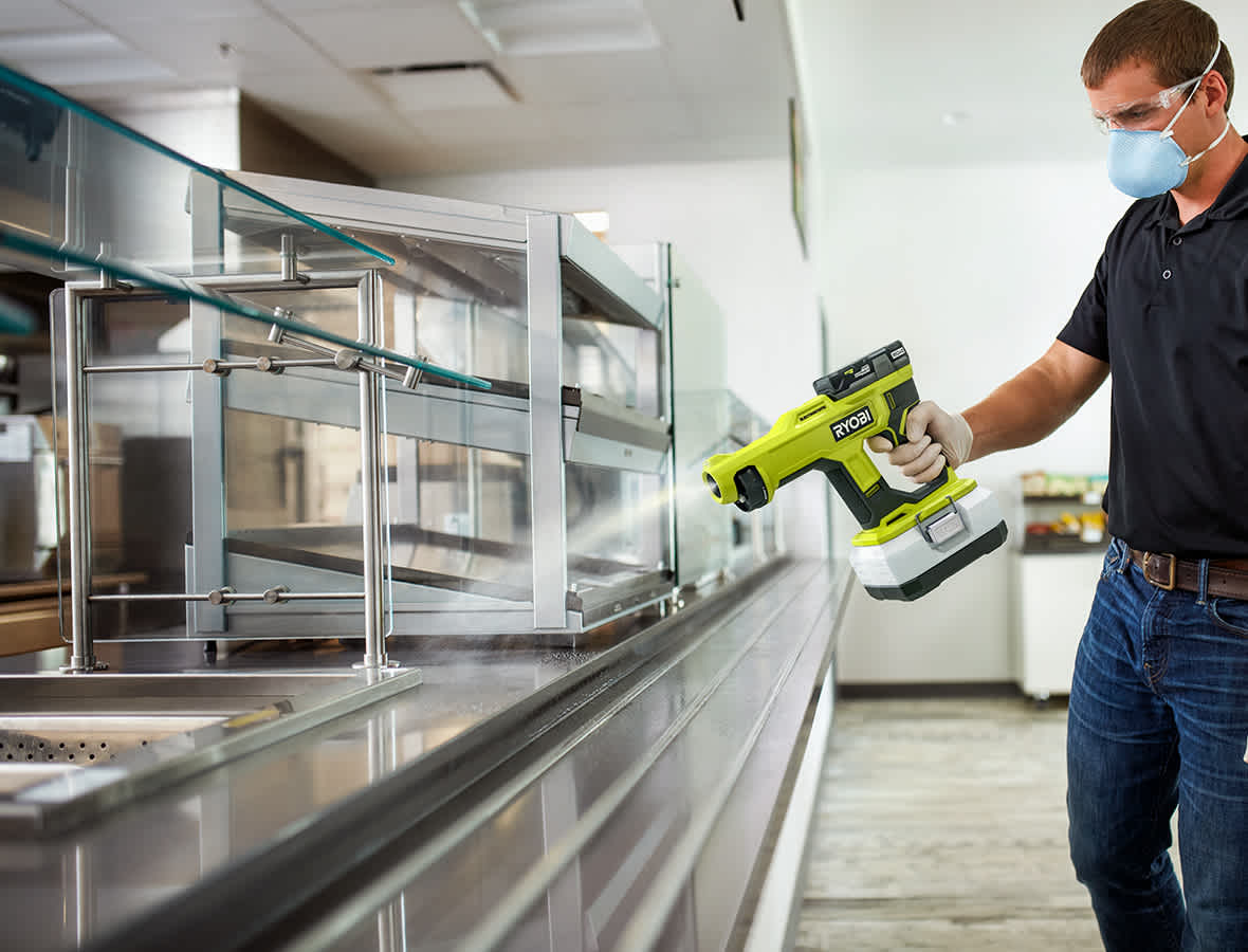 Product Features Image for 18V ONE+ CORDLESS HANDHELD ELECTROSTATIC (TOOL ONLY).