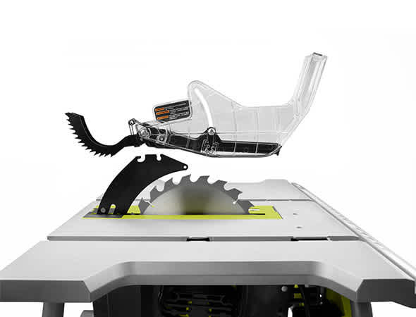 Product Features Image for RYOBI 15 Amp 10-inch Expanded Capacity Table Saw With Rolling Stand.