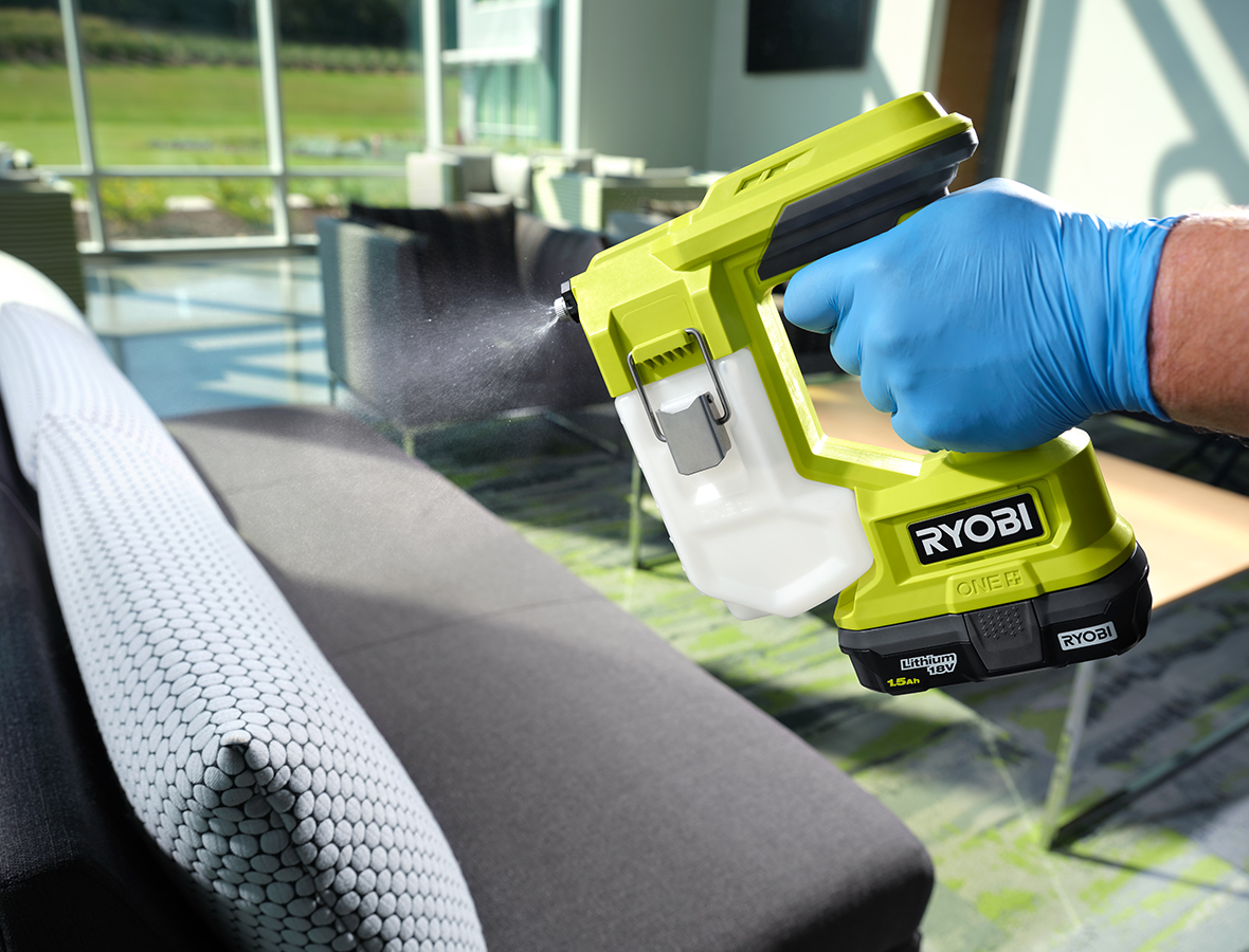 Product Features Image for 18V ONE+ CORDLESS HANDHELD SPRAYER KIT.