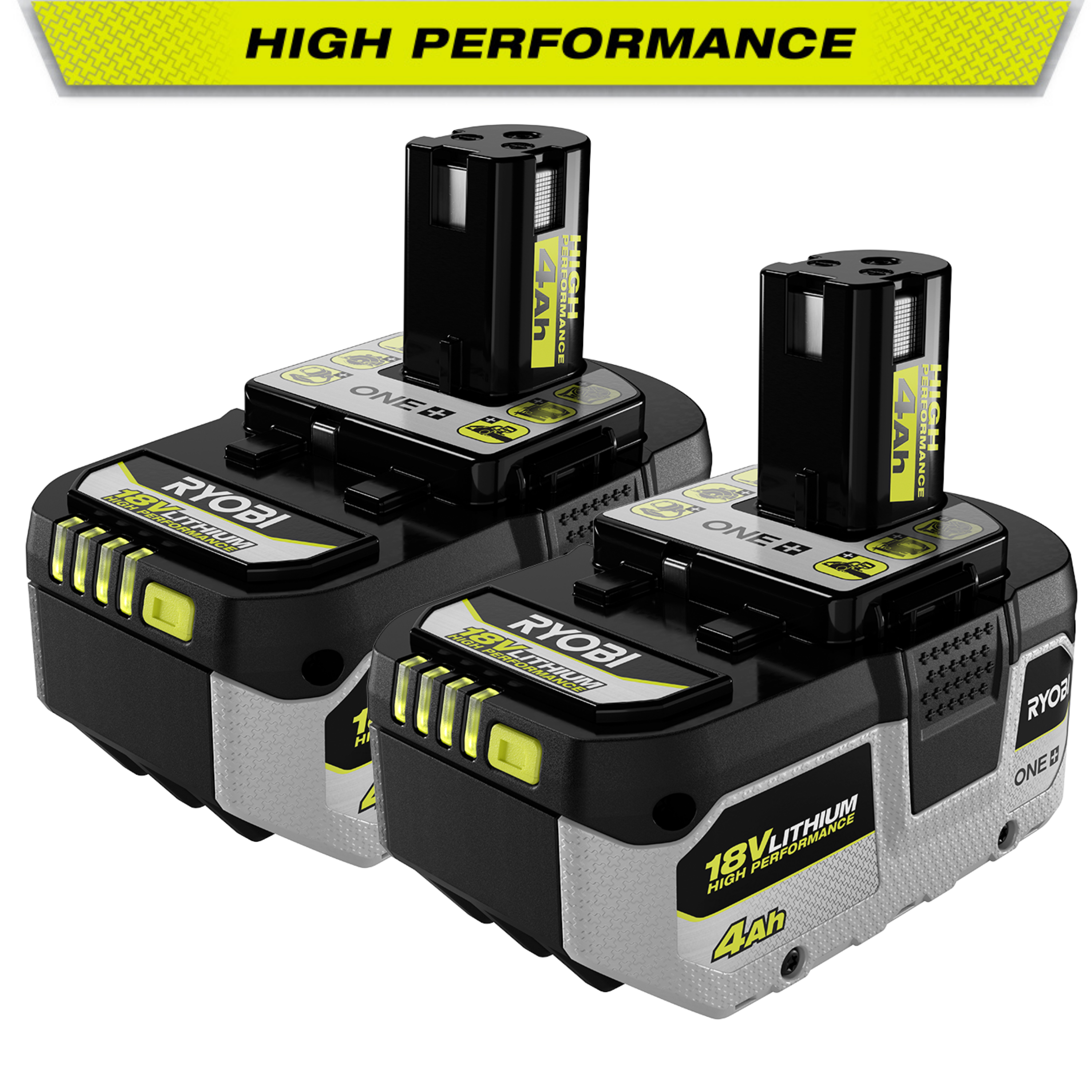 Feature Image for 18V ONE+ 4.0 AH HIGH PERFORMANCE BATTERY (2-PACK).