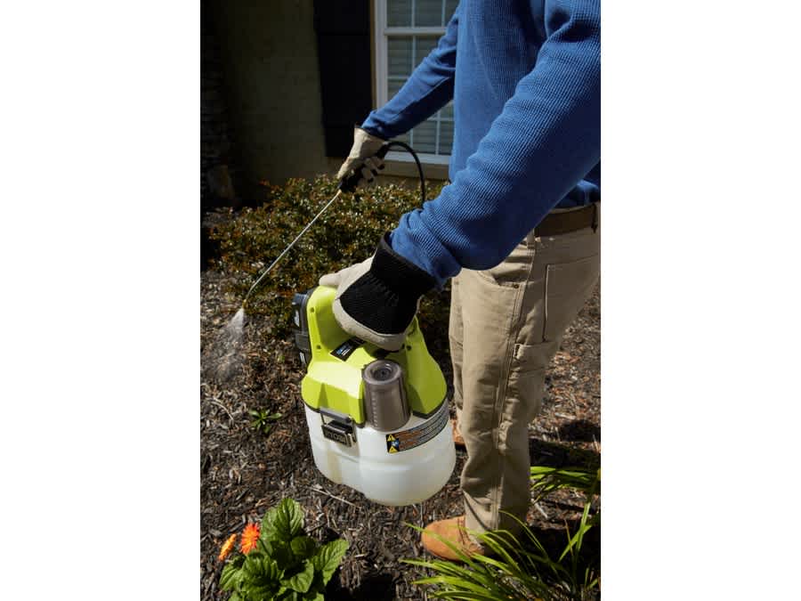 Product Features Image for 18V ONE+™ 1 Gallon Chemical Sprayer.