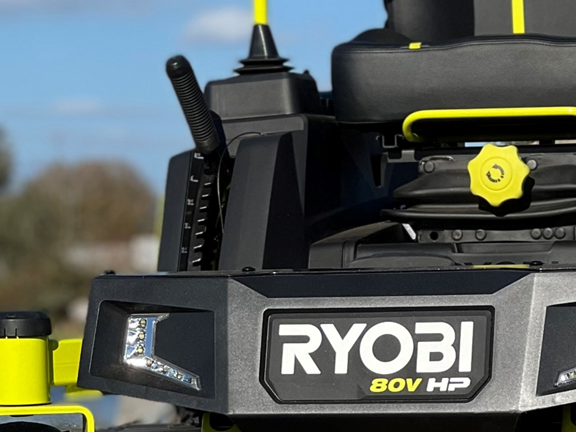 Product Features Image for 80V HP BRUSHLESS 54" LITHIUM ELECTRIC ZERO TURN RIDING MOWER.