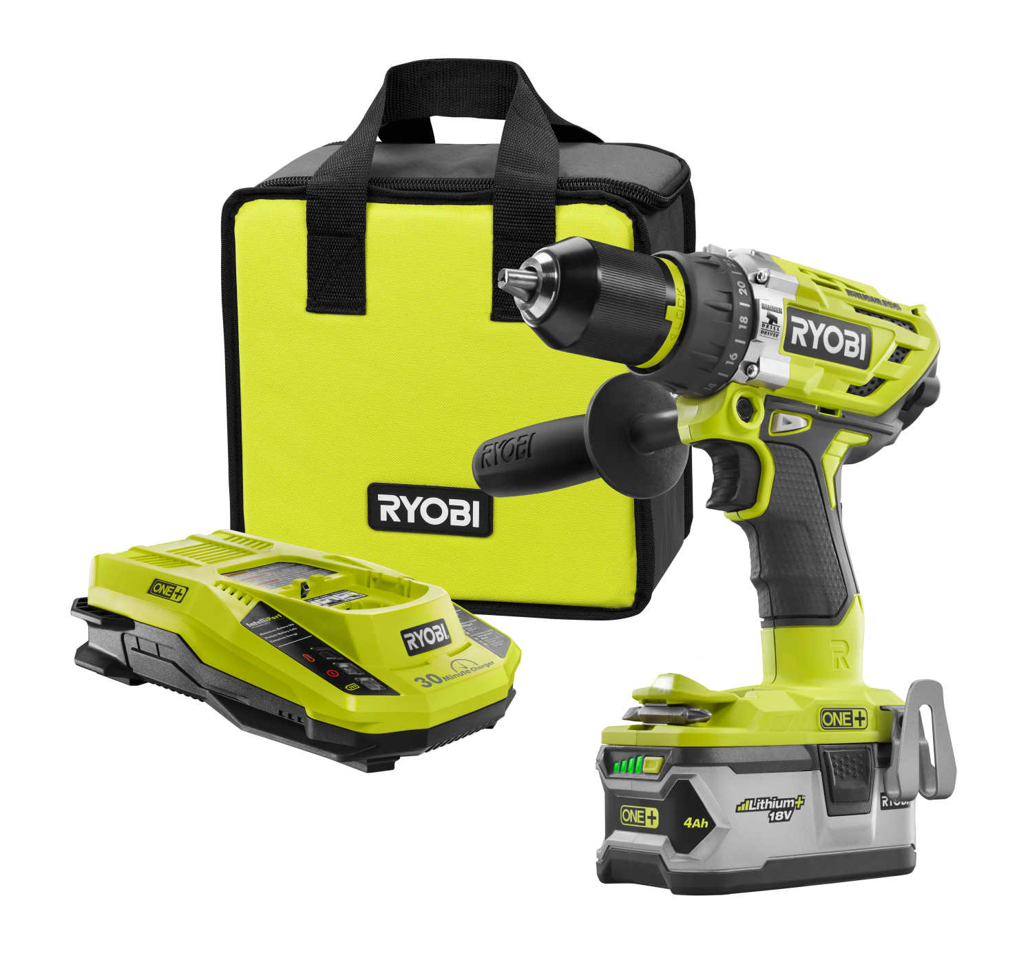 Feature Image for 18V ONE+™ Brushless Hammer Drill/Driver Kit.