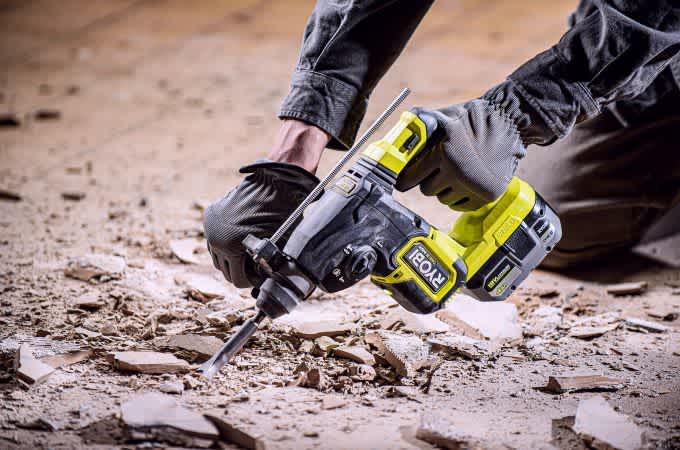 Product Features Image for 18V ONE+ HP Brushless 1" SDS-Plus Rotary Hammer.
