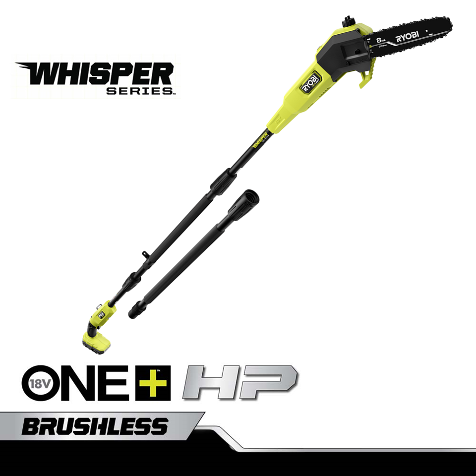 Feature Image for 18V ONE+ HP Brushless Cordless Whisper-Series 8-inch Pole Saw (Tool-Only).