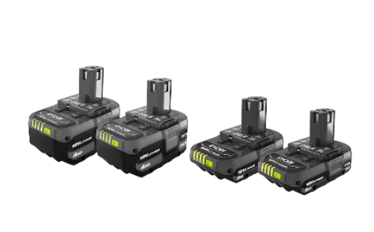 18V ONE+ Battery Kit with (2) 4.0 Ah and (2) 2.0 Ah Batteries