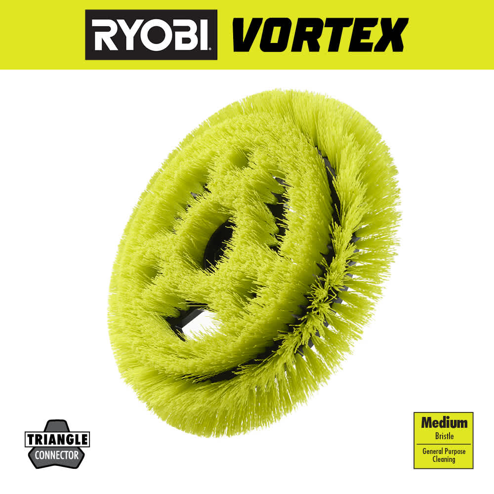 9" VORTEX MEDIUM BRISTLE BRUSH