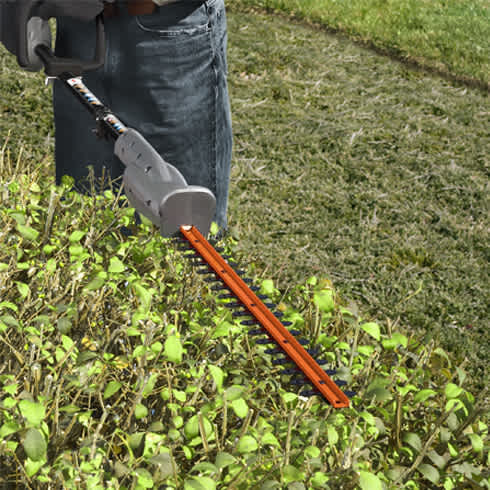 Product Features Image for EXPAND-IT™ Hedge Trimmer Attachment.