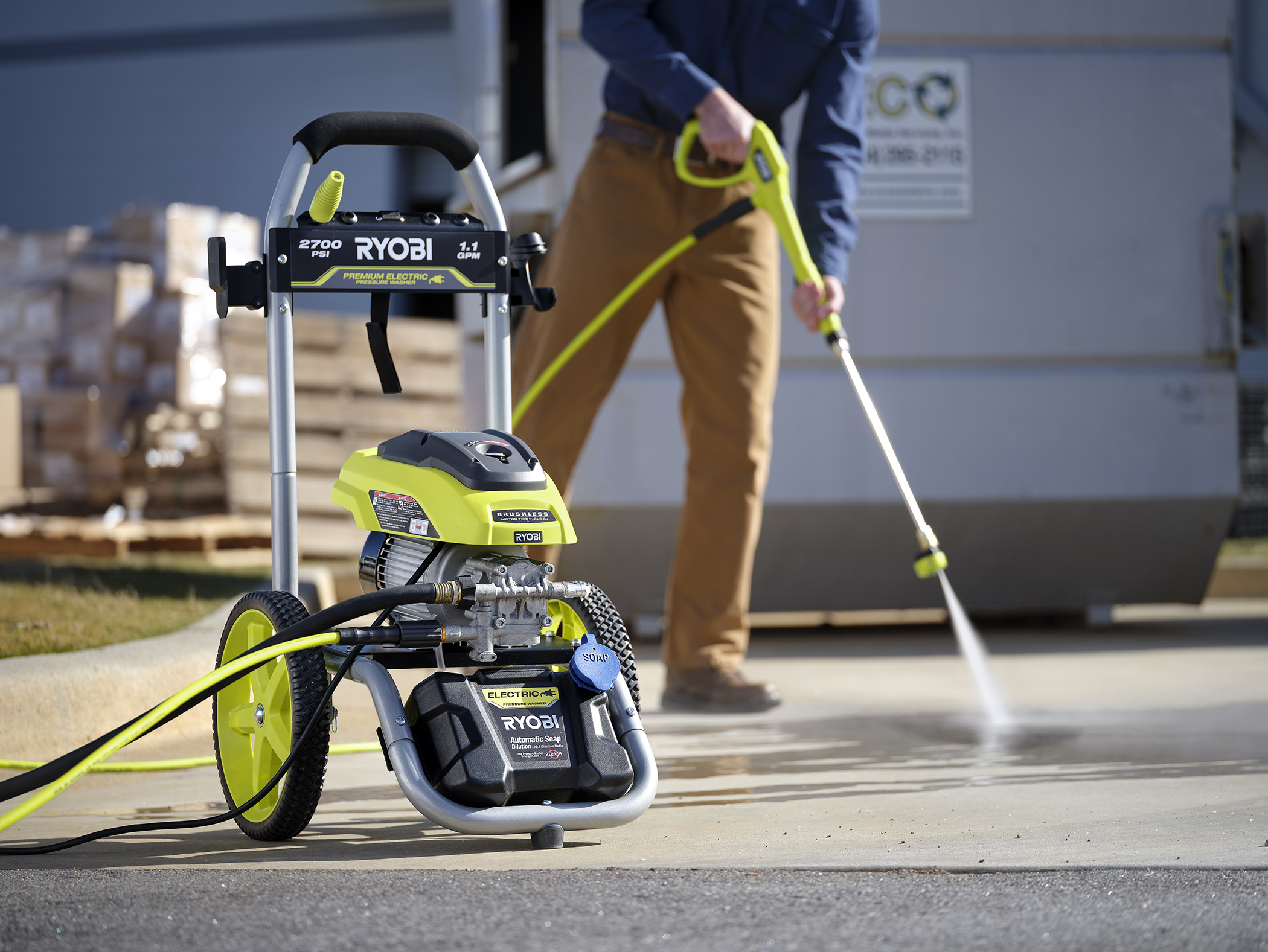 Brushless electric on sale pressure washer