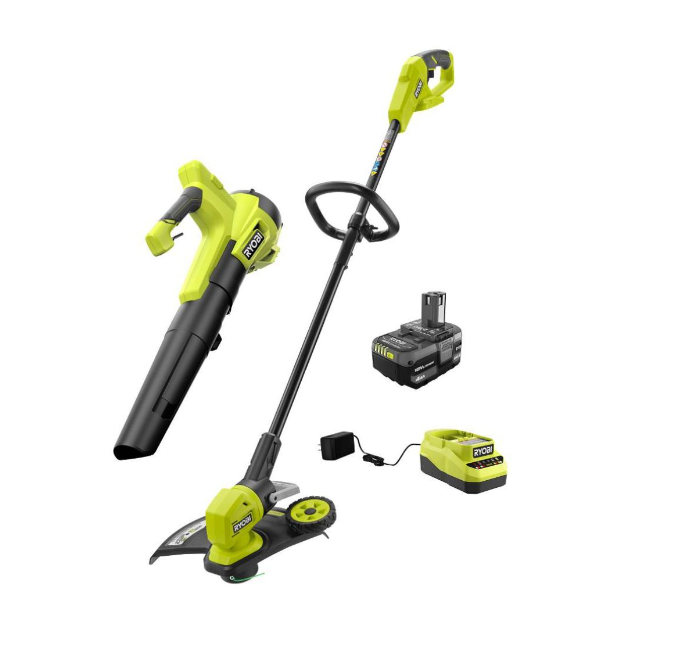 Ryobi mower trimmer combo hotsell