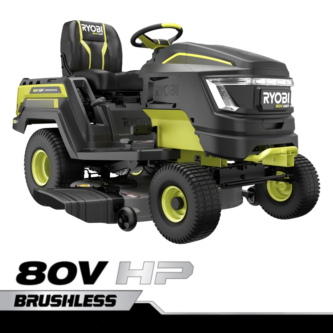 Ryobi electric riding lawn deals mower 30 inch