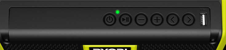 Product Features Image for 18V ONE+ Speaker with Bluetooth® Wireless Technology.