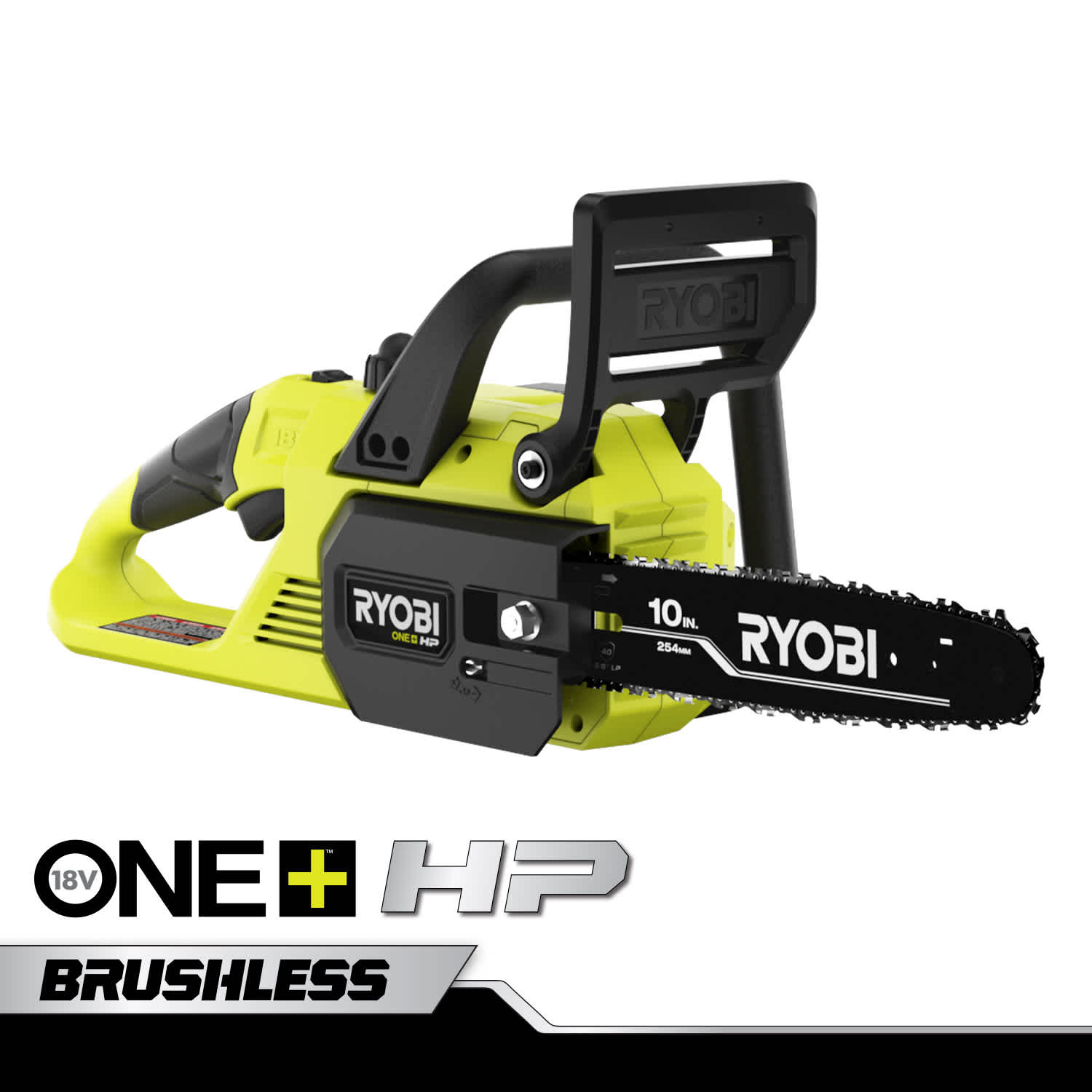 Feature Image for 18V ONE+ HP 10" Brushless Chainsaw with 4Ah Battery and Charger.
