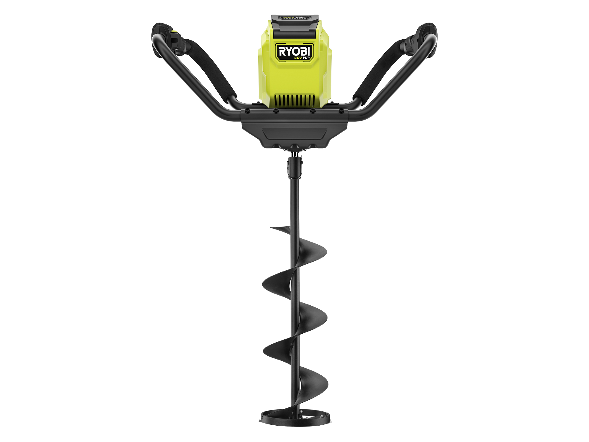 Product Features Image for 40V HP Ice Auger with 8 in. Bit and 4.0Ah Battery and Charger.