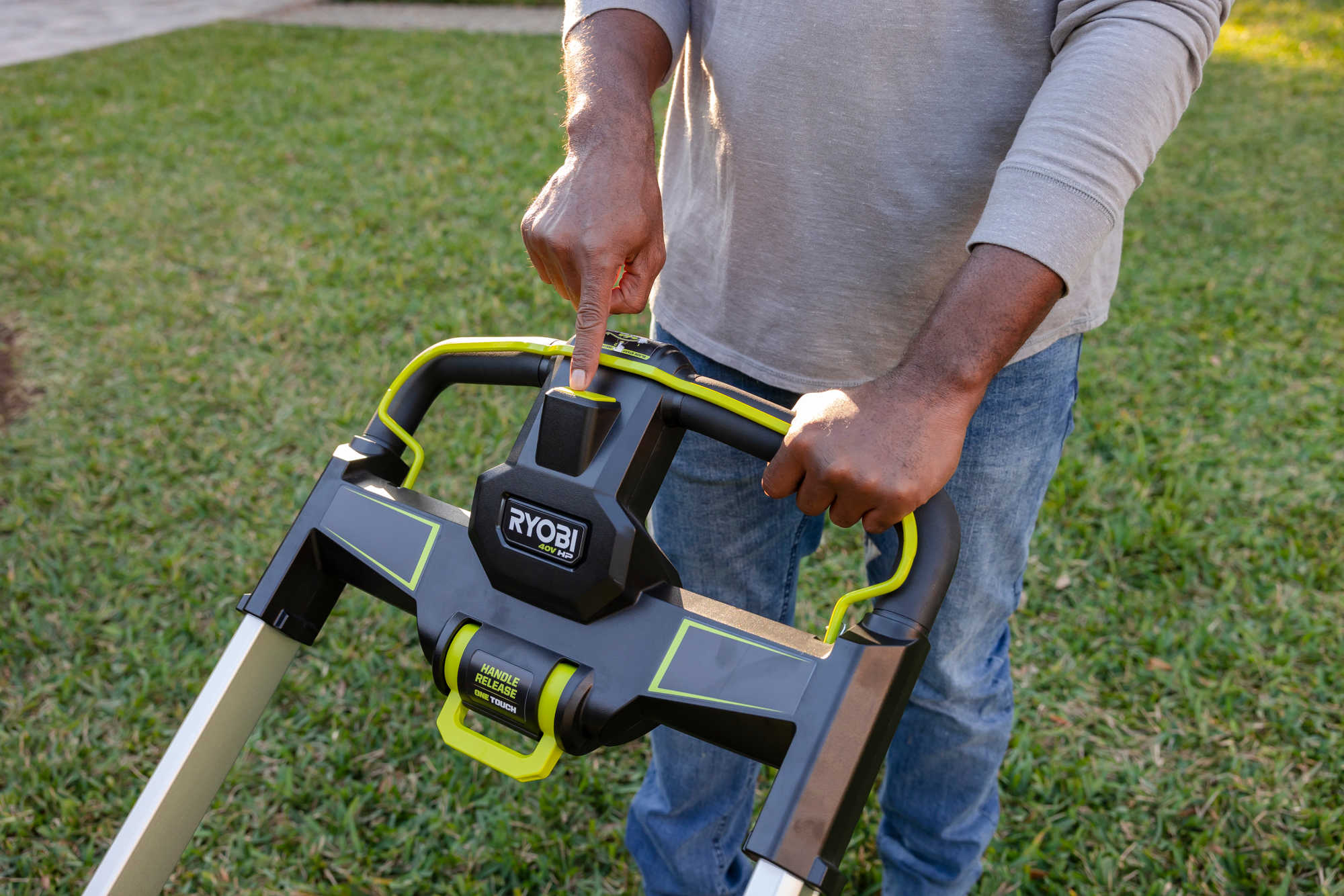 Product Features Image for 40V HP BRUSHLESS WHISPER SERIES PUSH 21" LAWN MOWER.