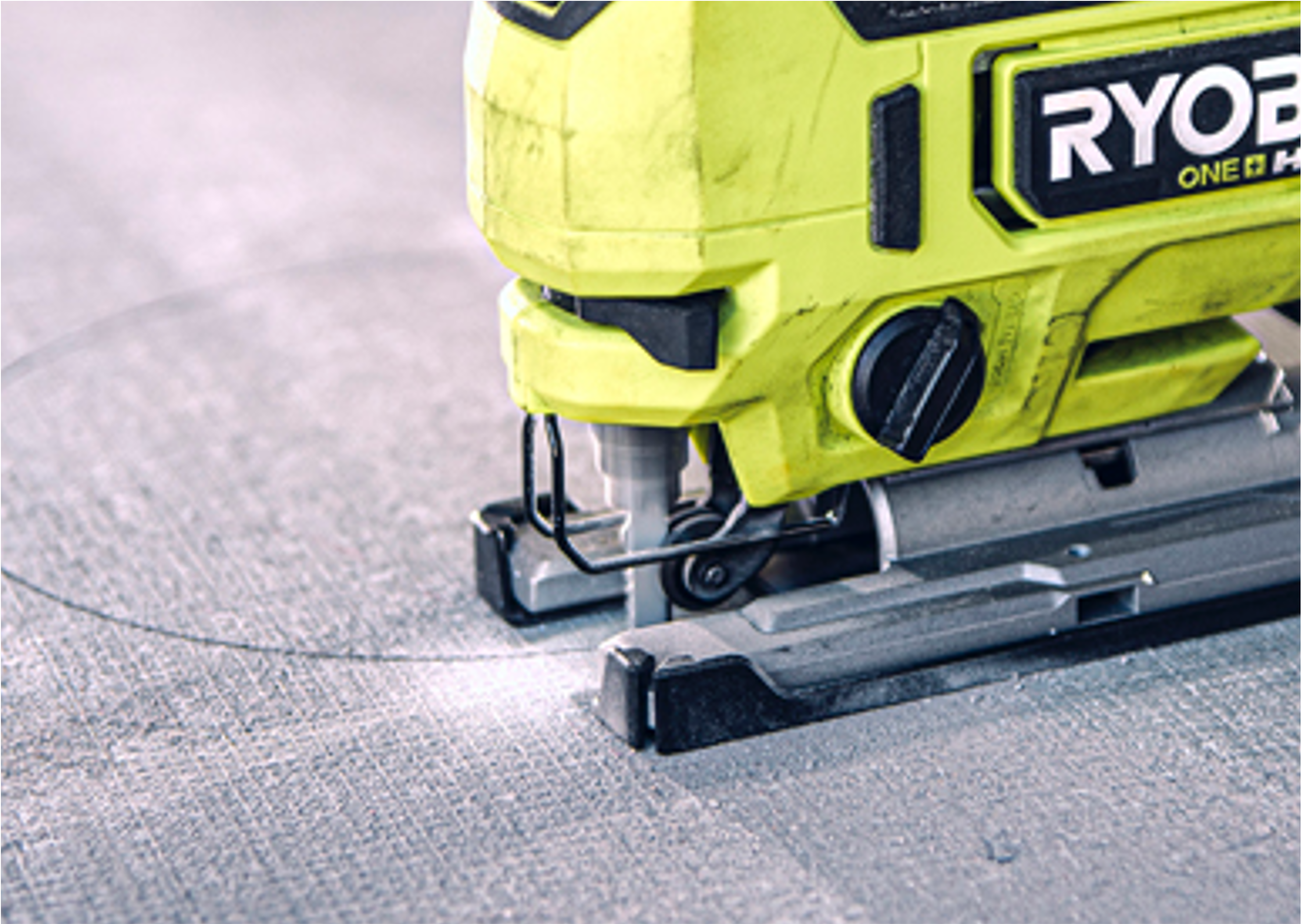 Product Features Image for 18V ONE+ HP BRUSHLESS JIG SAW KIT (BATTERY AND CHARGER).