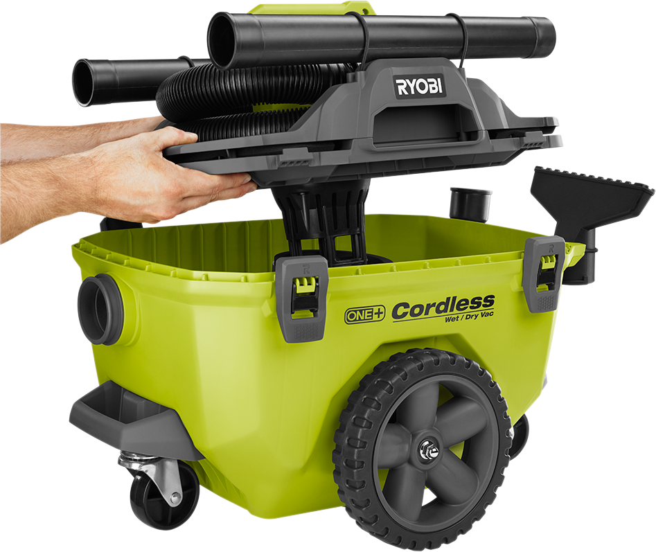 Product Features Image for 18V ONE+™ 6 Gal. Cordless Wet/Dry Vacuum.