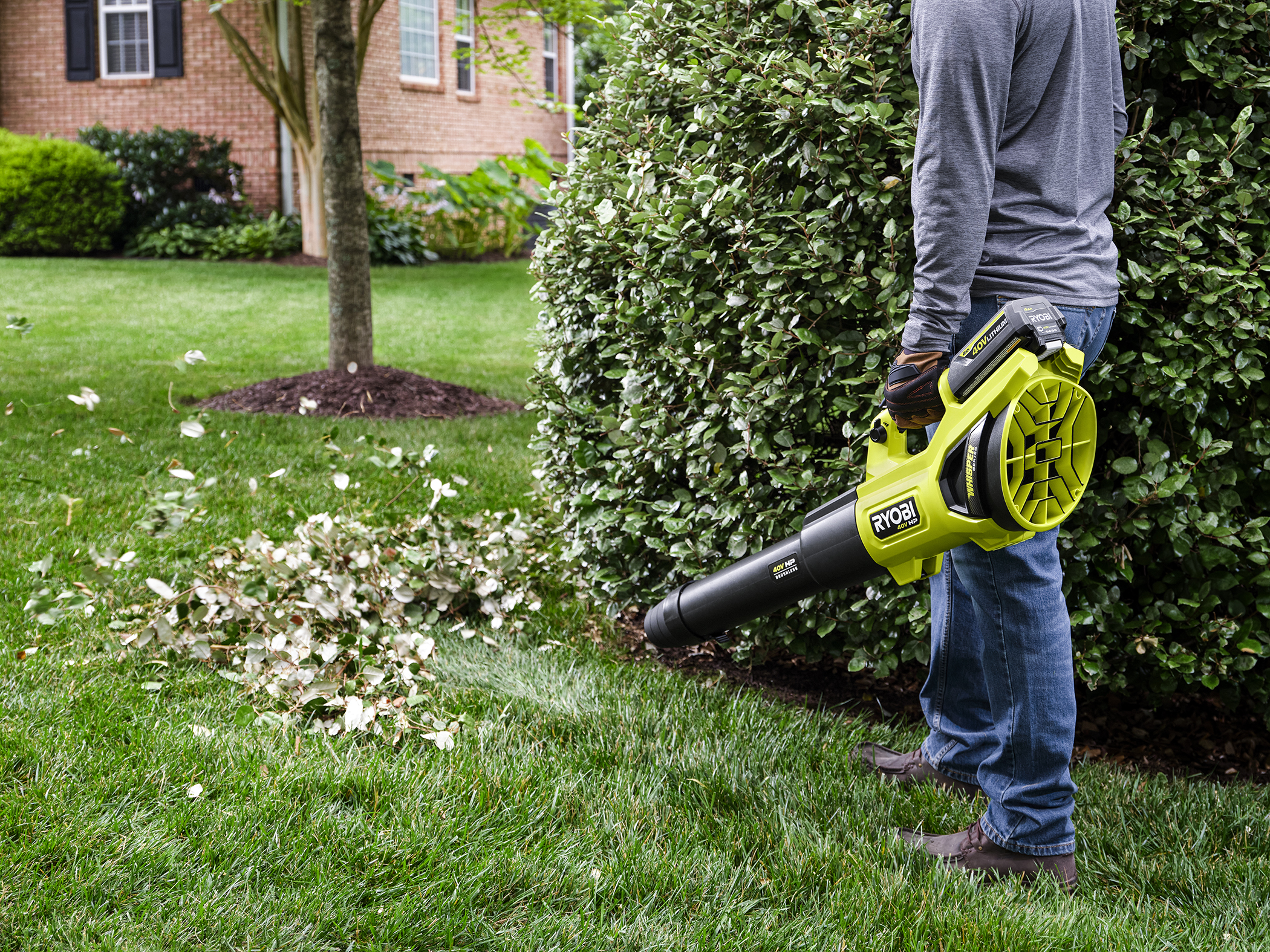 Product Features Image for 40V HP BRUSHLESS CORDLESS 730 CFM BLOWER.