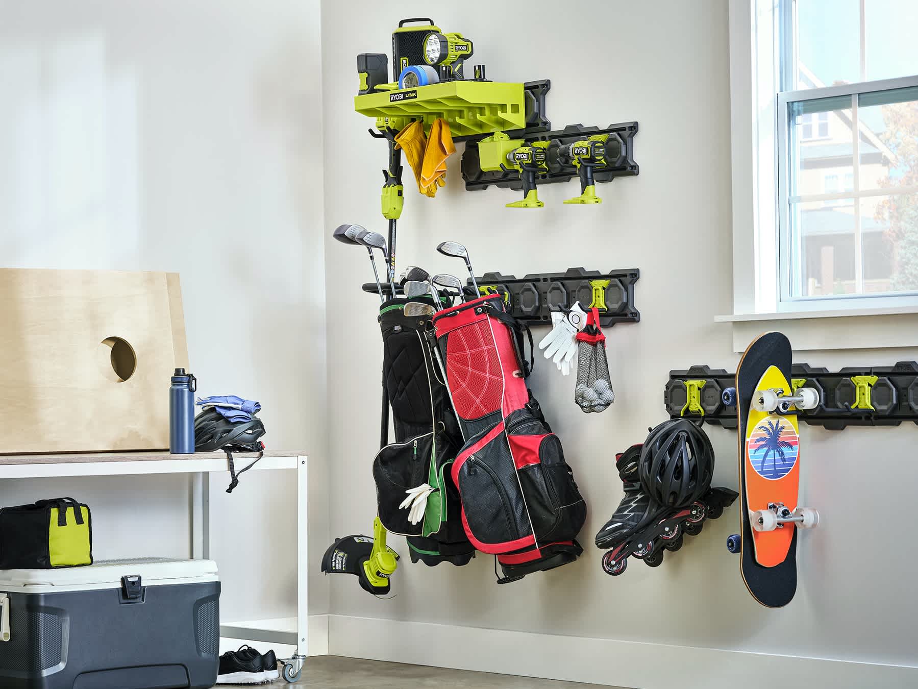 Product Features Image for LINK STORAGE TOOL ORGANIZER SHELF.