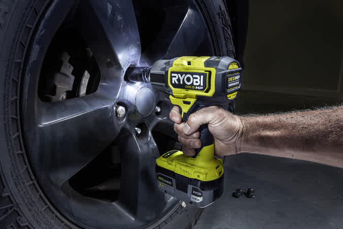 Product Features Image for 18V ONE+ HP Brushless 4-Mode 1/2" Impact Wrench.