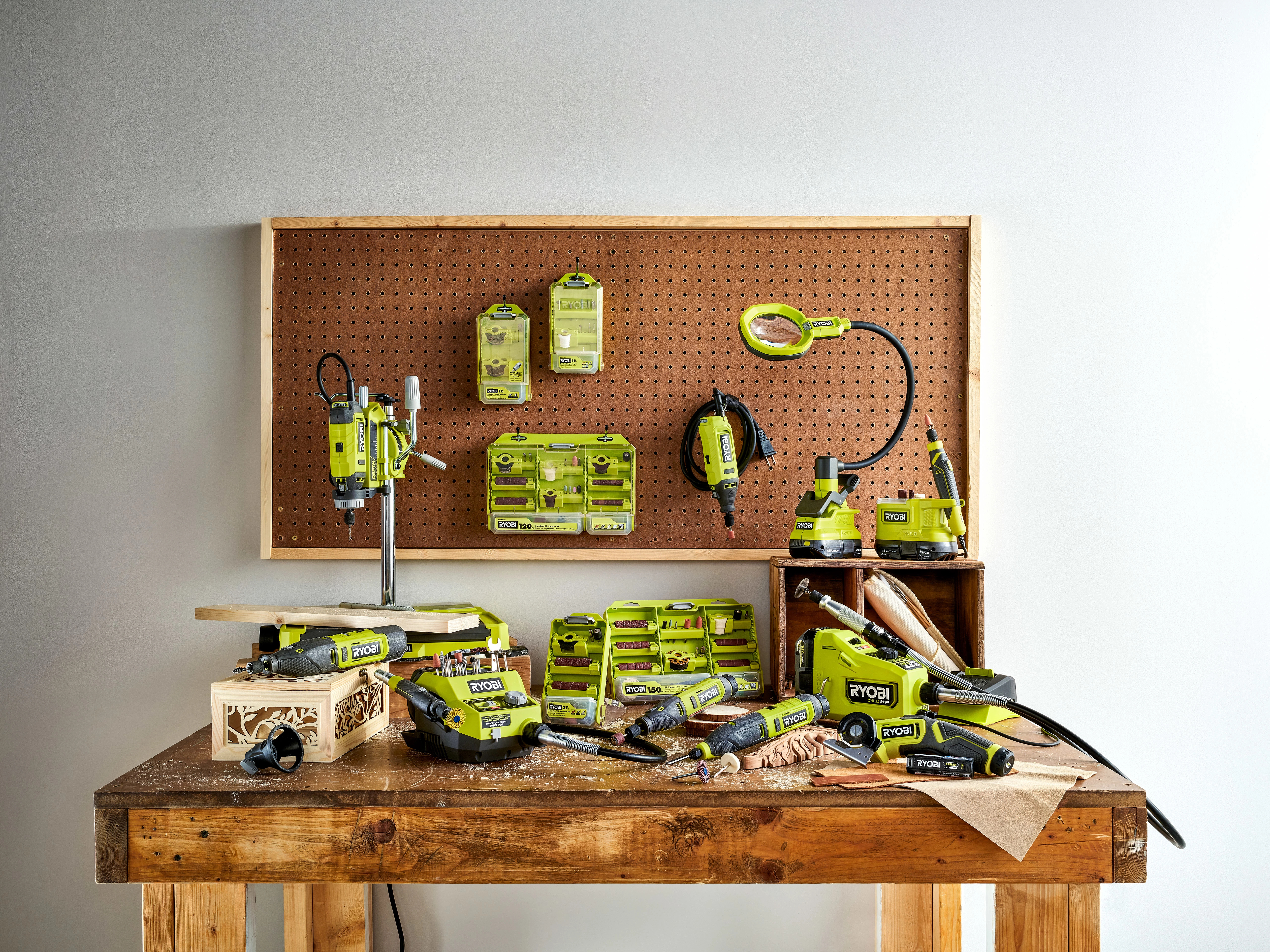 RYOBI ONE 18V Cordless Rotary Tool Station (Tool Only)