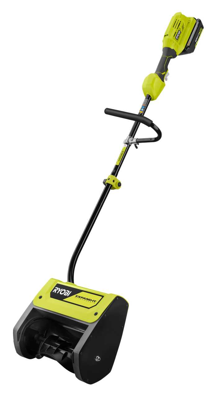 Feature Image for RYOBI 40V Lithium-Ion Cordless Attachment Capable Snow Shovel Kit with 4.0 Ah Battery and Charger.