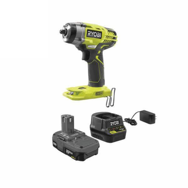 Feature Image for ONE+ 18V Cordless 3/8 in. Impact Wrench Kit with 1.5 Ah Battery and Charger.