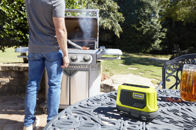 Product Features Image for 18V ONE+ Compact Speaker with Bluetooth®  Technology.