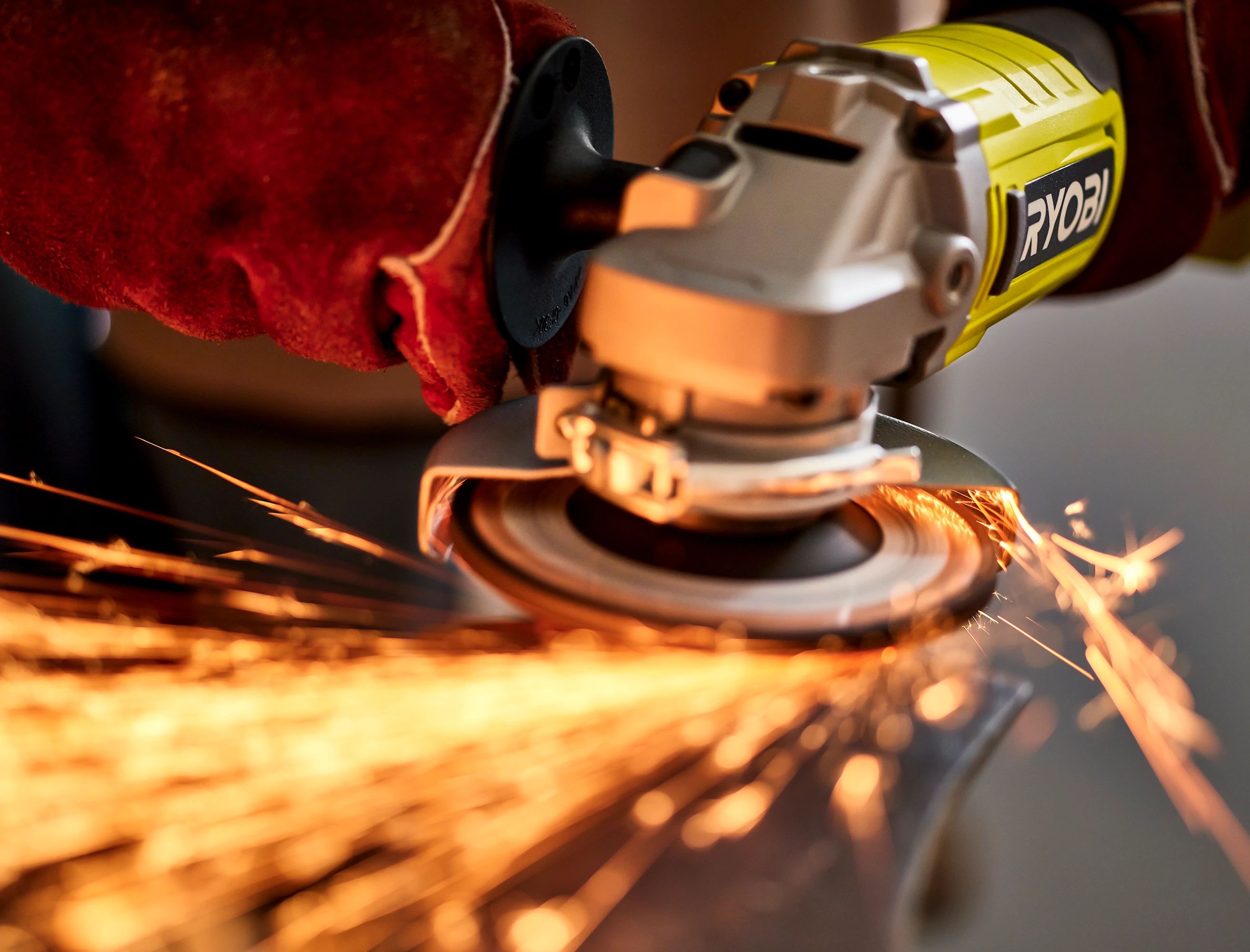 Product Features Image for 18V ONE+ 4-1/2" ANGLE GRINDER (TOOL ONLY).
