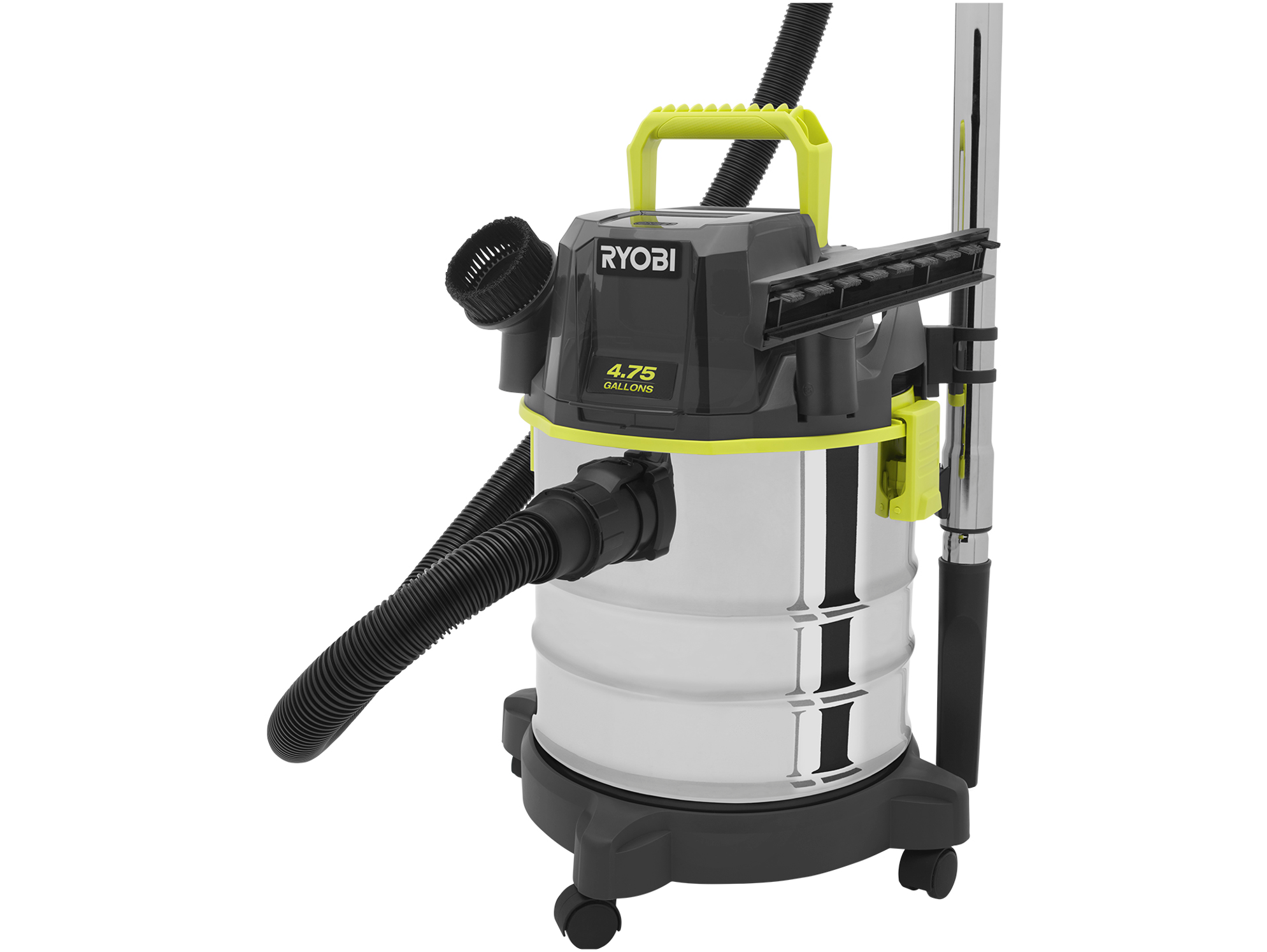 Product Features Image for 18V ONE+ 4.75 GALLON WET/DRY VACUUM (TOOL ONLY).