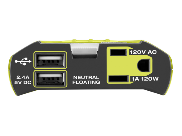 Product Features Image for 18V ONE+ 120W AUTOMOTIVE POWER SOURCE.