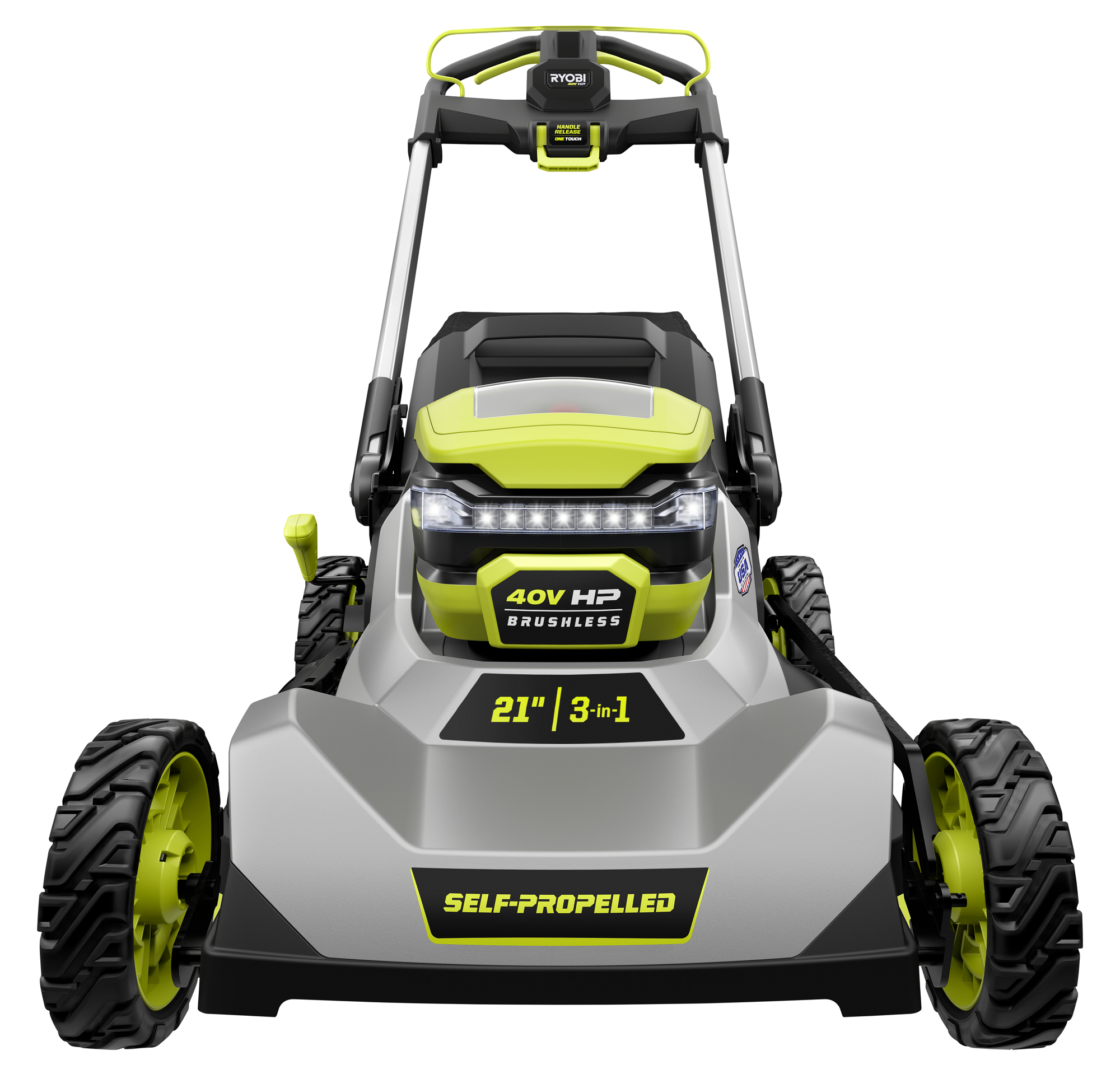 Product Features Image for 40V HP BRUSHLESS 21" WALK BEHIND LAWN MOWER KIT.