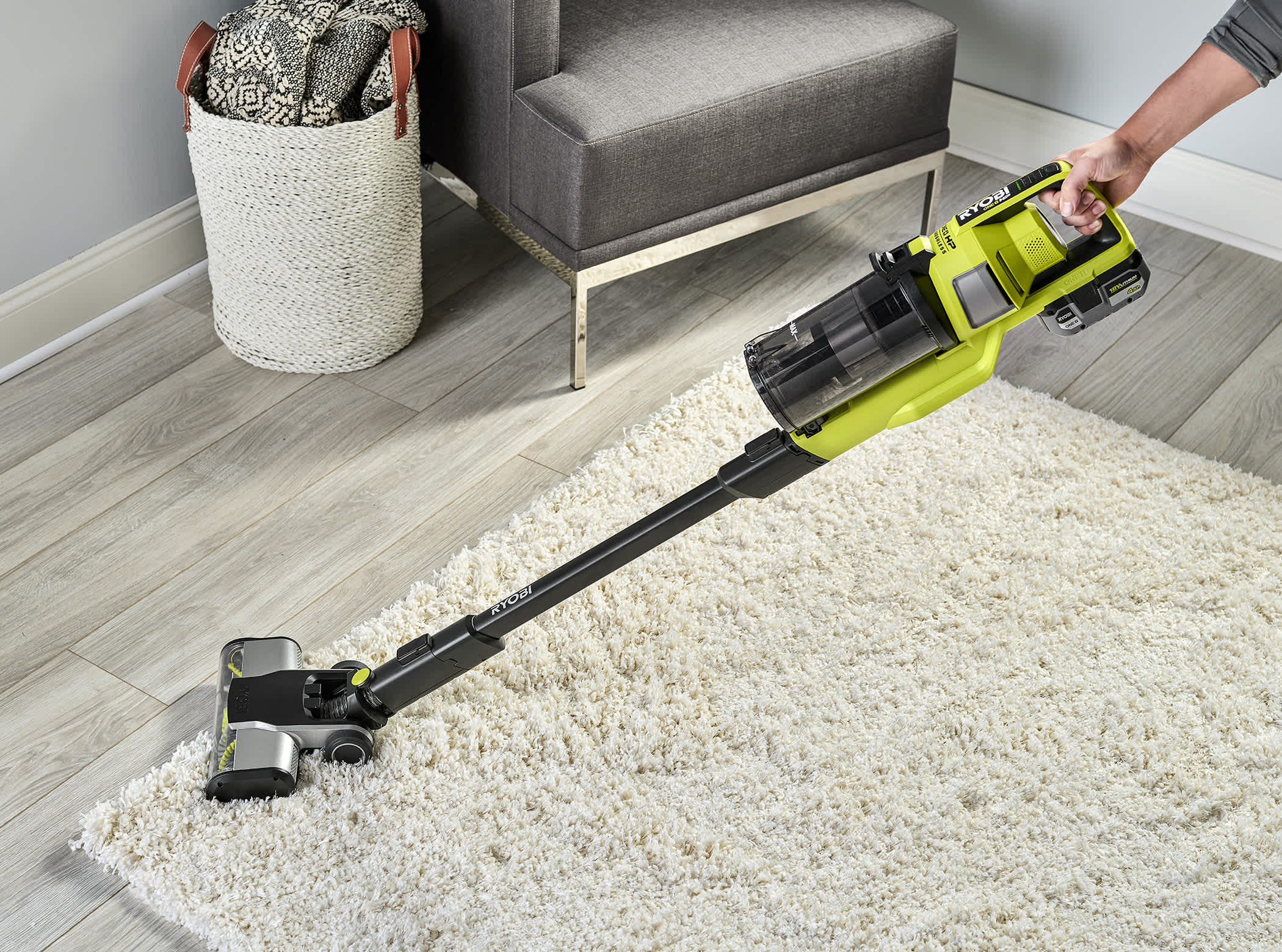 Product Features Image for 18V ONE+ HP CORDLESS PET STICK VAC KIT.