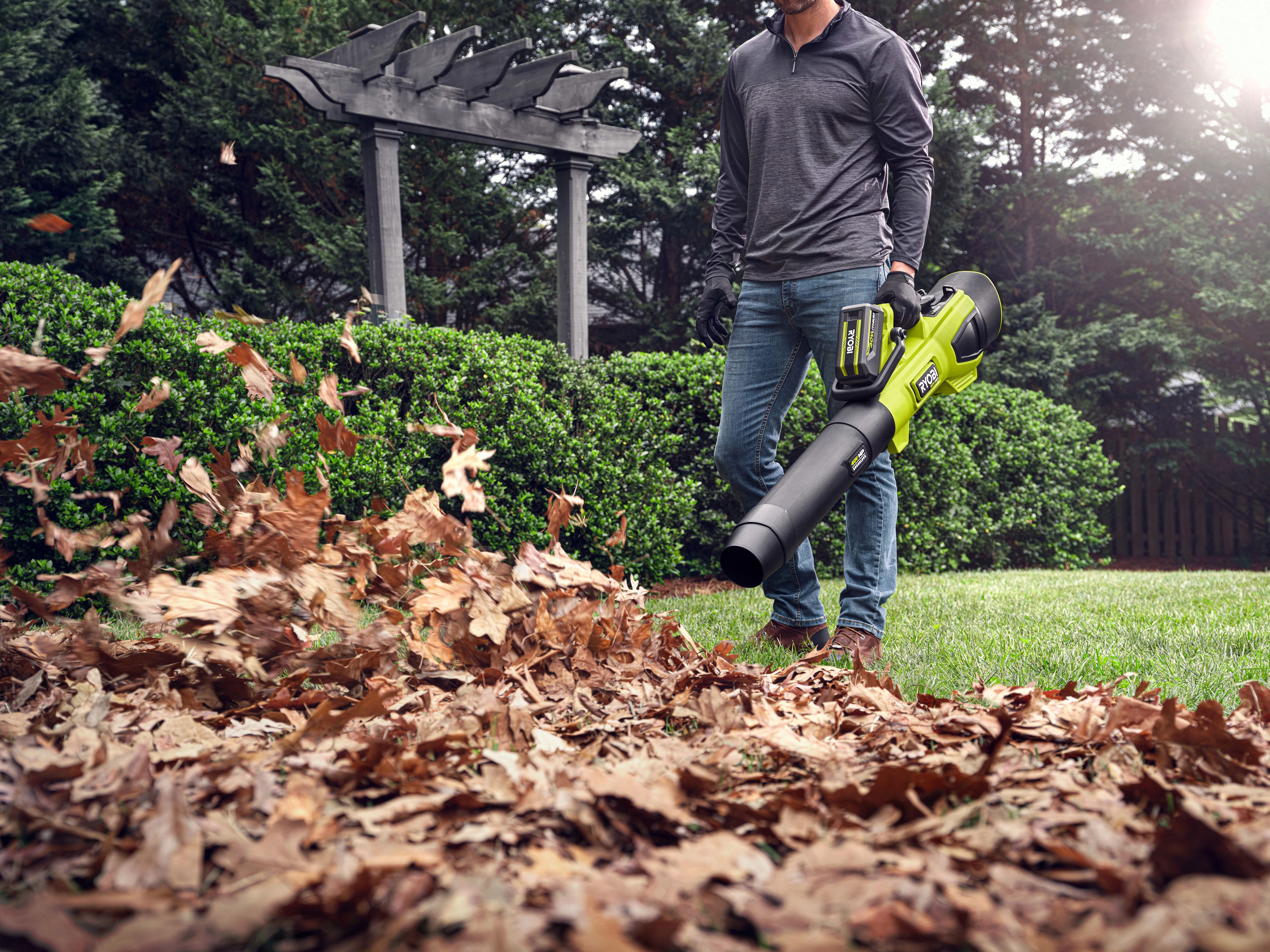 Ryobi leaf deals blower and mulcher