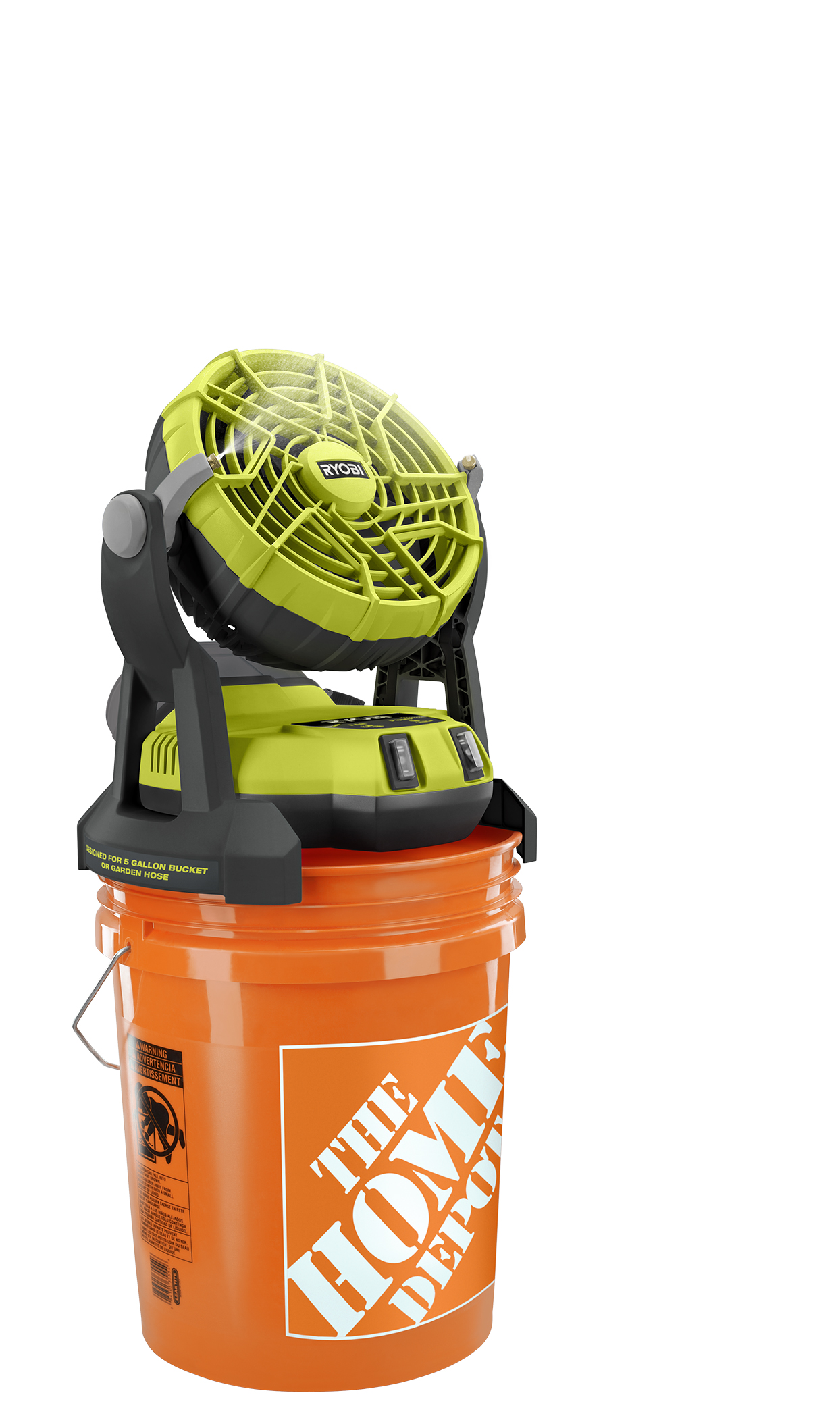 Ryobi portable misting fan hot sale