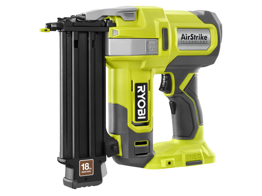Product Features Image for 18V ONE+ AIRSTRIKE 18GA BRAD NAILER KIT.