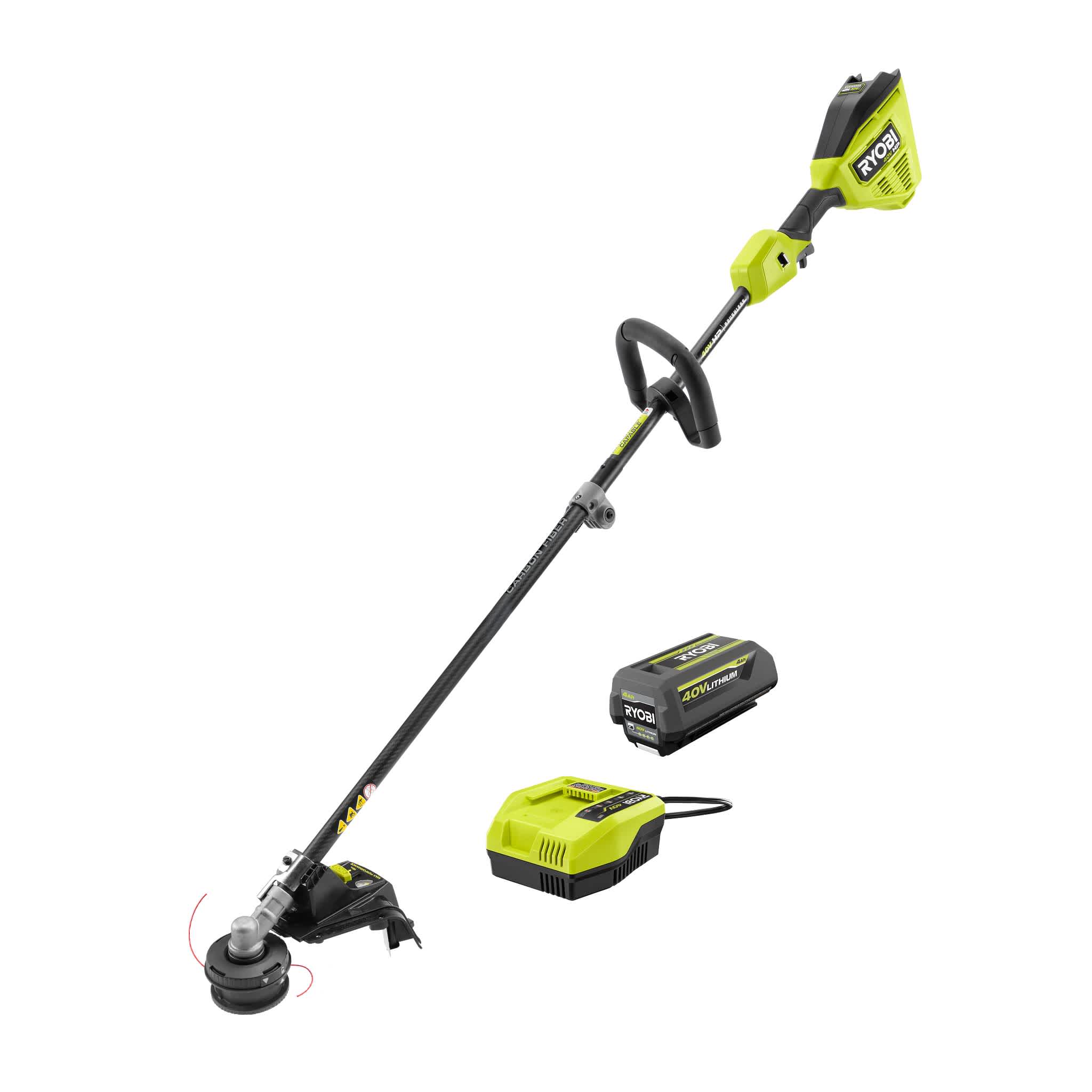 40V HP Brushless 16" Attachment Capable String Trimmer Kit