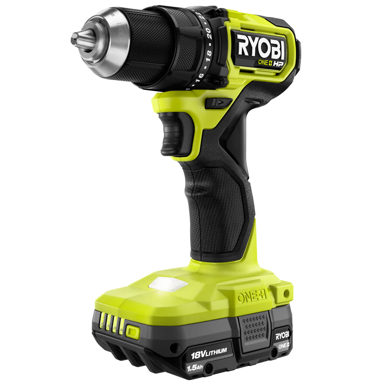 Feature Image for 18V ONE+ HP COMPACT CORDLESS 1/2" DRILL/DRIVER KIT WITH 1.5 AH BATTERY AND CHARGER.