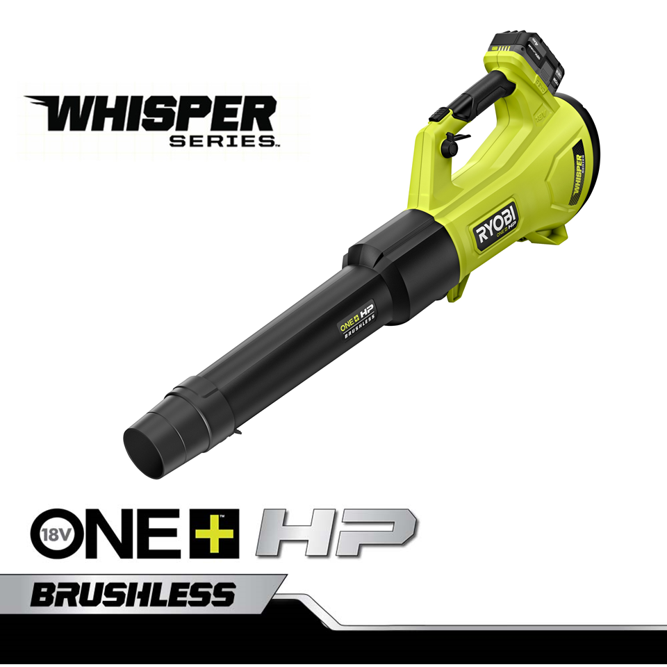Feature Image for 18V ONE+ HP BRUSHLESS WHISPER SERIES 450 CFM BLOWER KIT.
