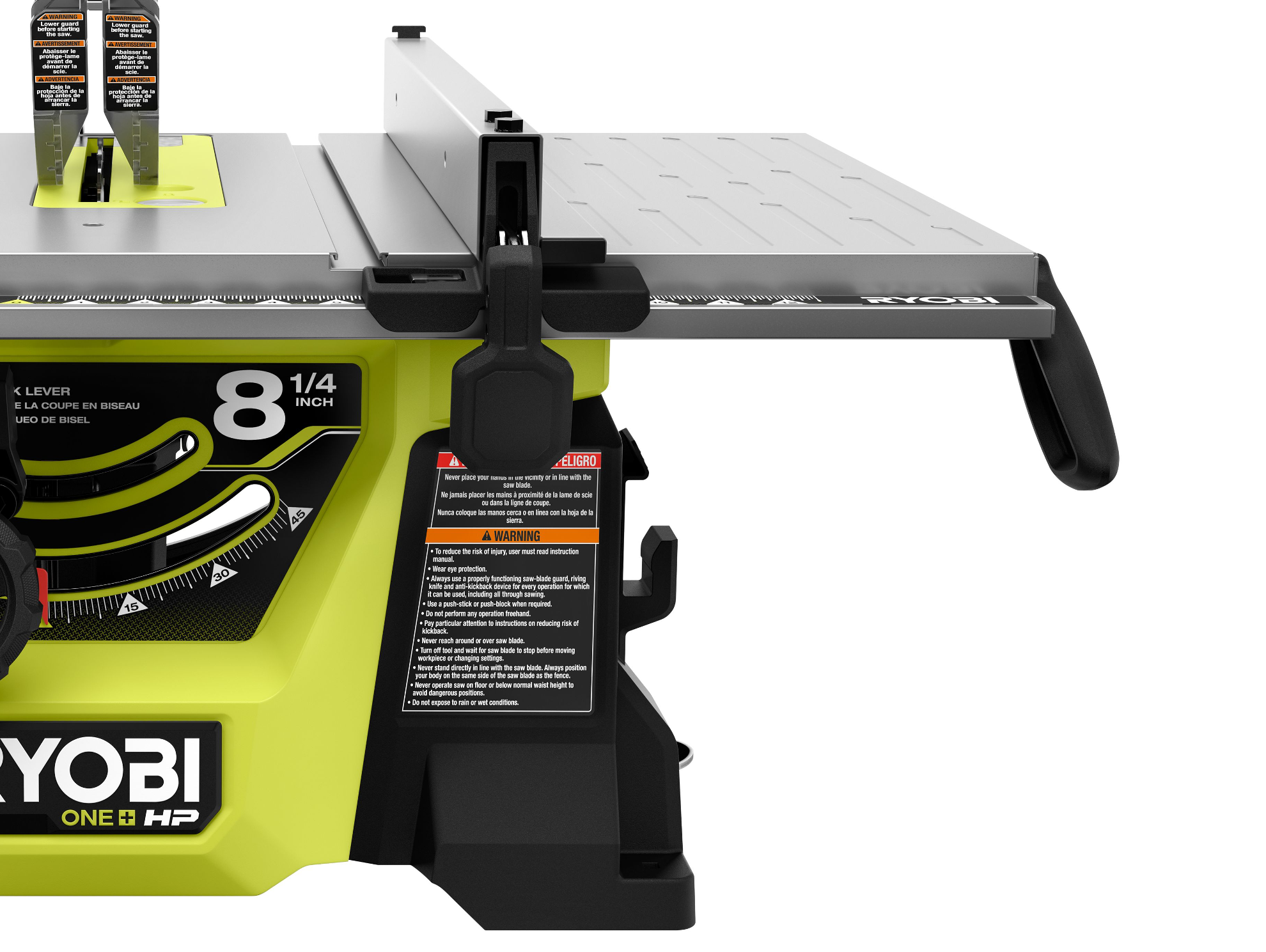 Product Features Image for 18V ONE+ HP BRUSHLESS 8-1/4" TABLE SAW KIT.