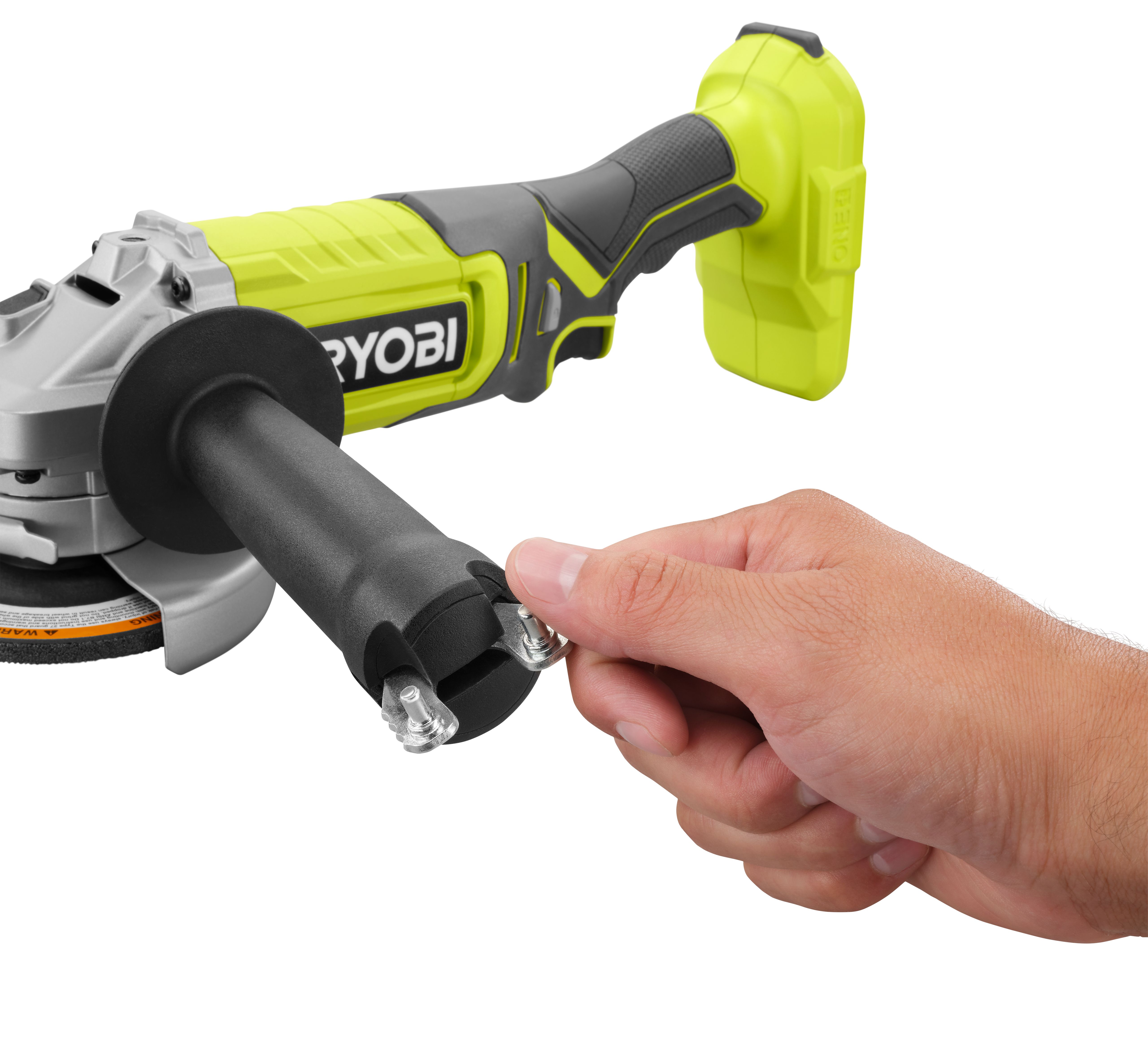 Product Features Image for 18V ONE+ 4-1/2" ANGLE GRINDER (TOOL ONLY).