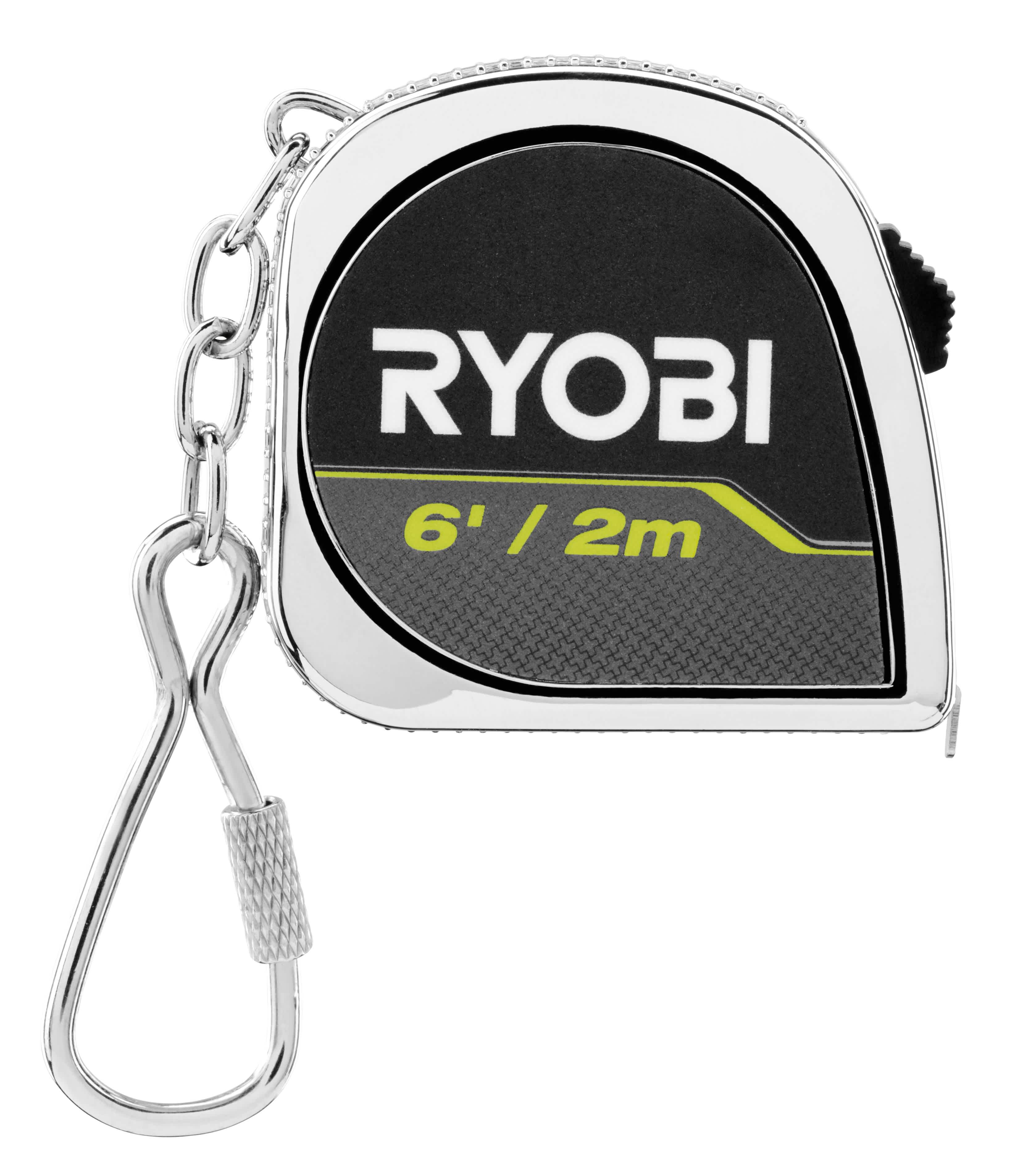 RYOBI 6ft Keychain Tape Measure