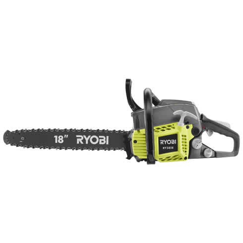 Product Features Image for 18" 38CC 2-CYCLE GAS CHAINSAW WITH HEAVY DUTY CASE.