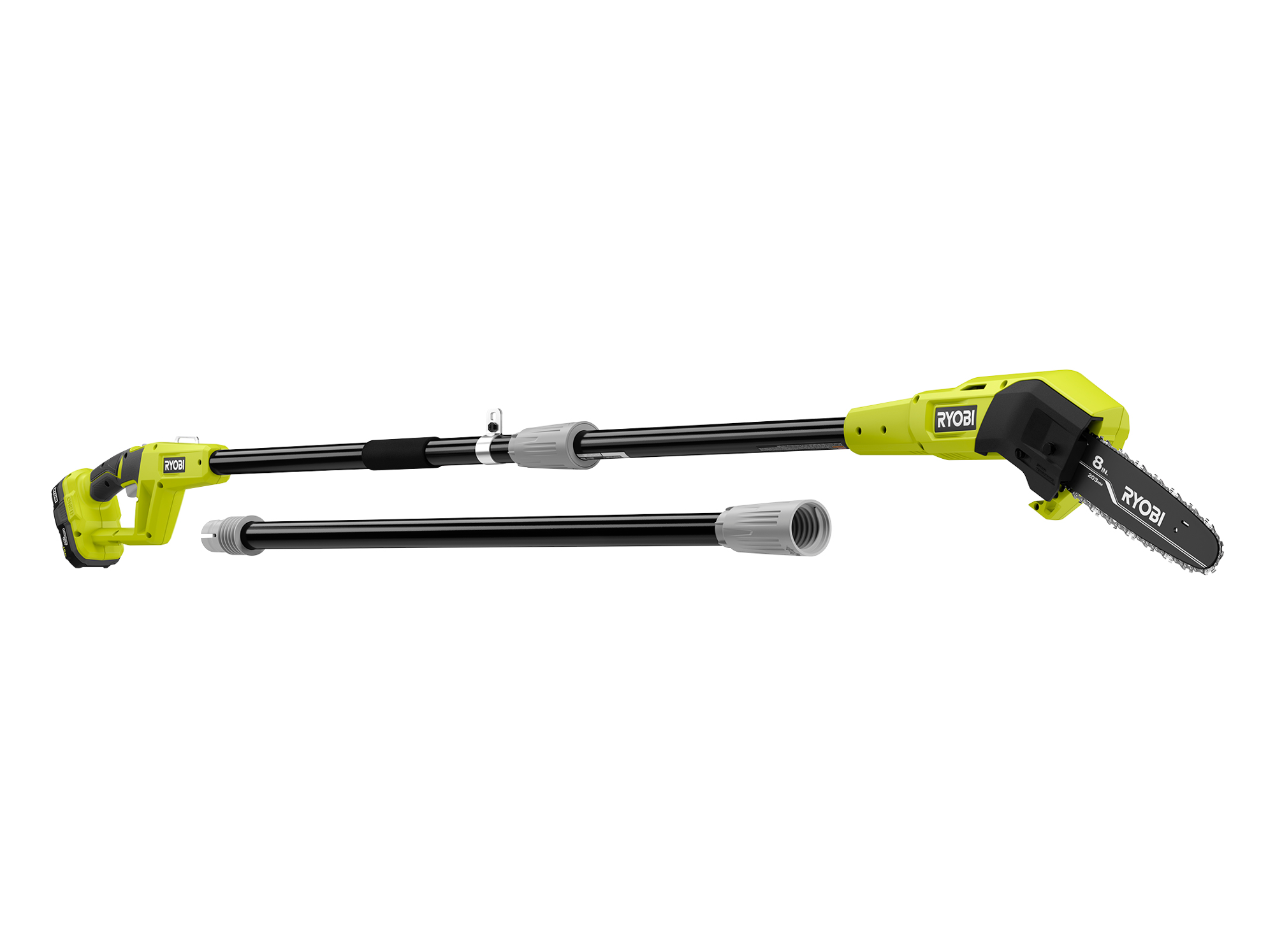 Product Features Image for 18V ONE+ LITHIUM-ION CORDLESS 8" OIL FREE POLE SAW (TOOL ONLY).