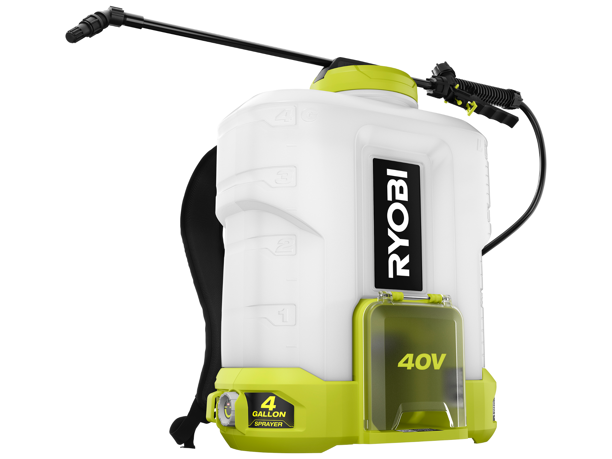Product Features Image for 40V 4 GALLON BACKPACK CHEMICAL SPRAYER.