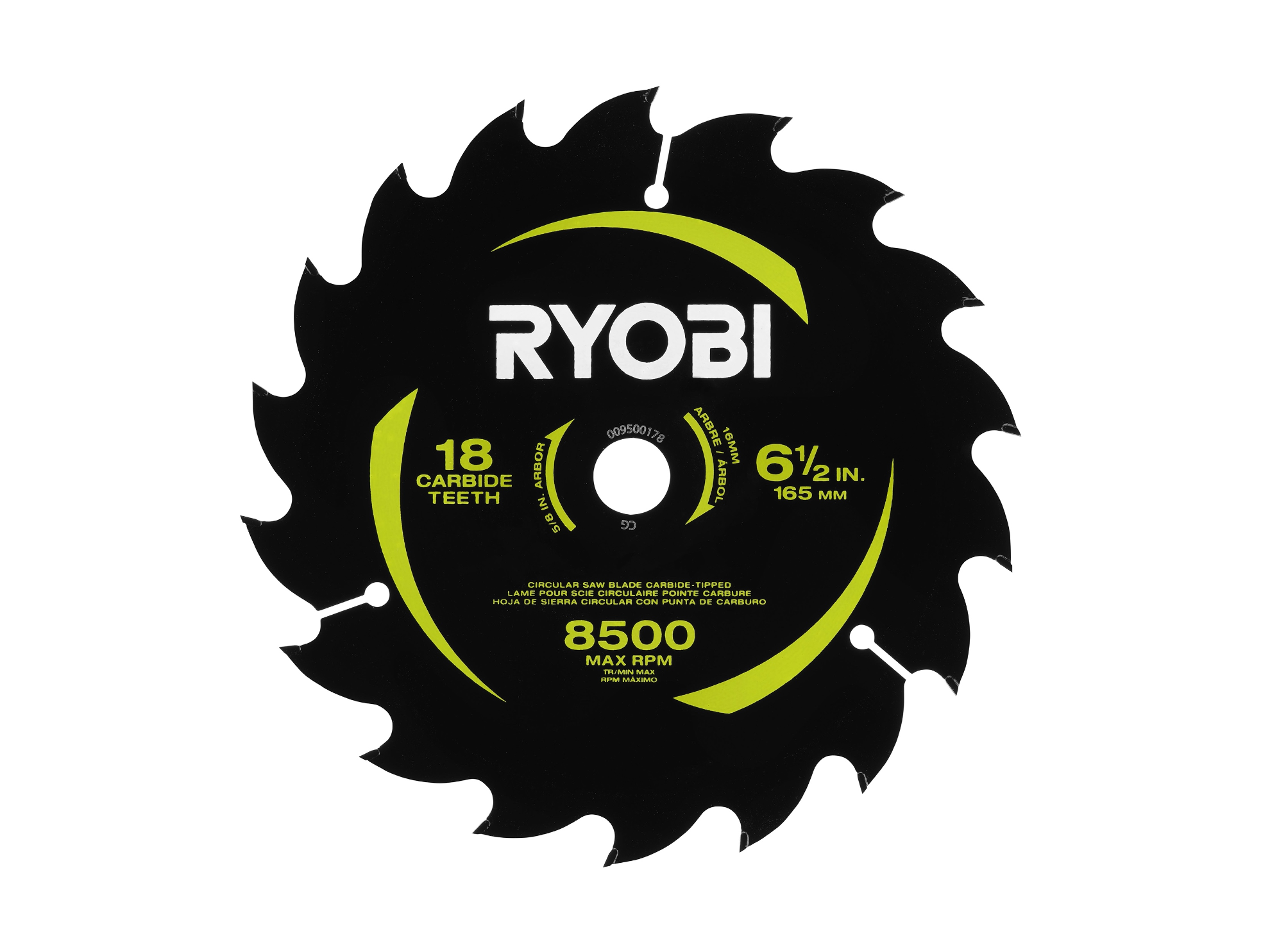 Feature Image for 6-1/2 IN.18 CARBIDE TEETH THIN KERF CIRCULAR SAW BLADE.