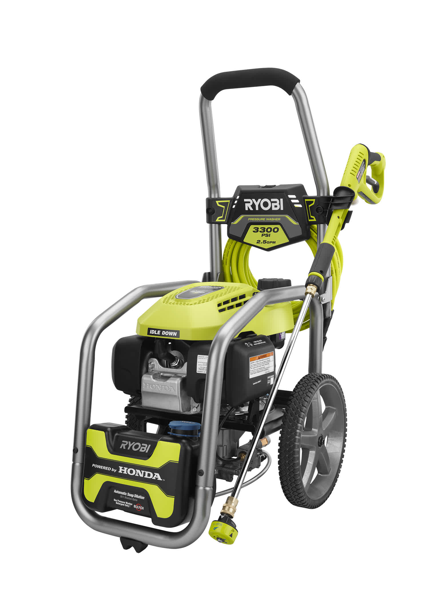 Feature Image for 3300 PSI 2.5 GPM COLD WATER GAS PRESSURE WASHER.