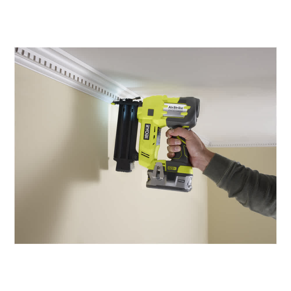 Product Features Image for 18V ONE+™ AirStrike™ 18GA Brad Nailer.