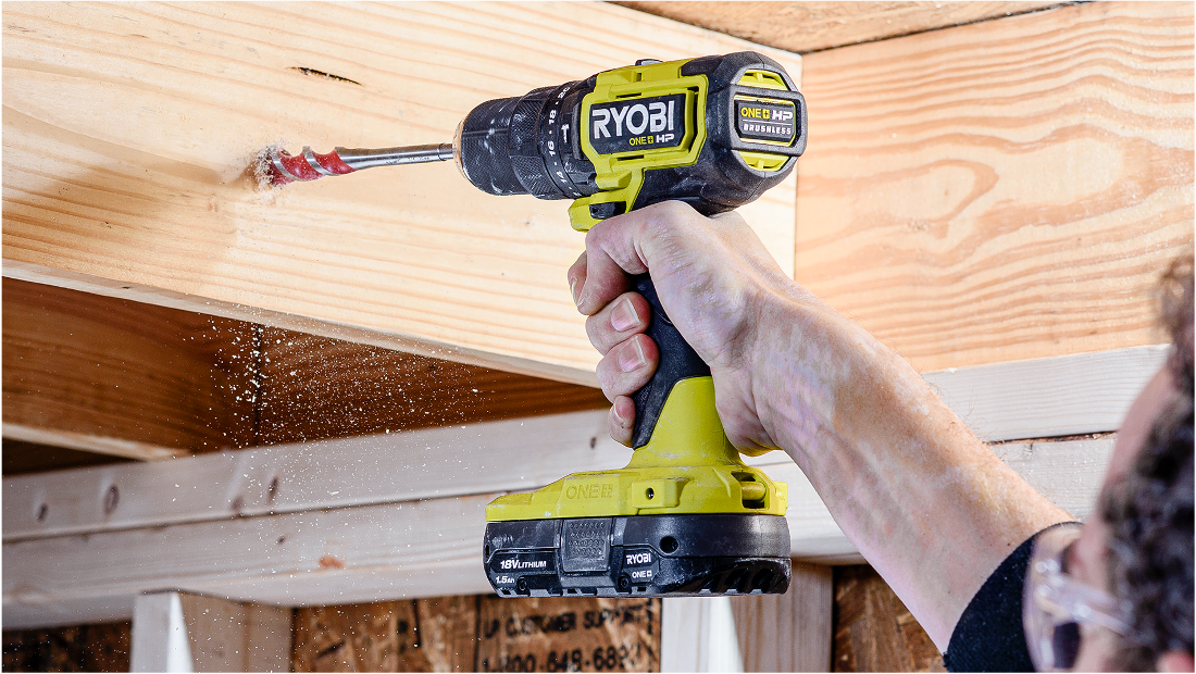 Product Features Image for 18V ONE+ HP COMPACT BRUSHLESS 1/2" HAMMER DRILL.